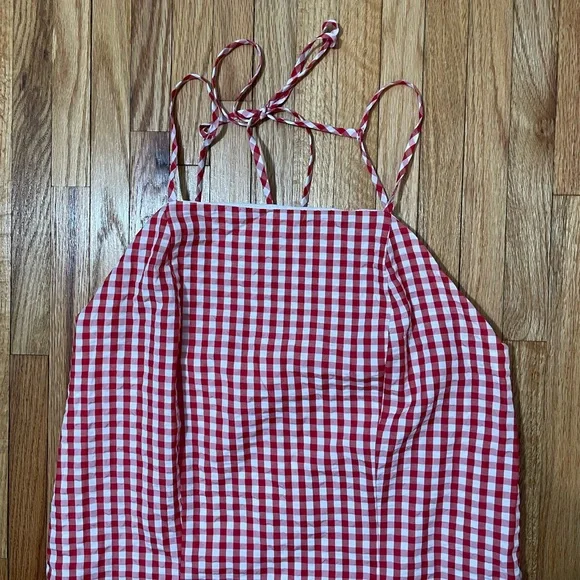 DRY GOODS Red & White Plaid Dress - Picture 5 of 12